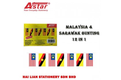 A'star Malaysia Sarawak Bunting Flag
